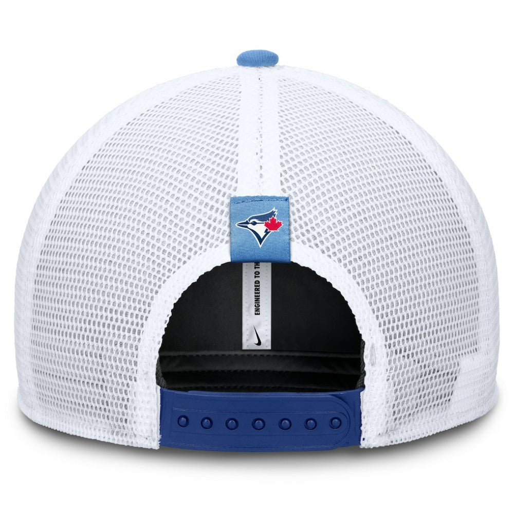 Toronto Blue Jays Nike Rise Diamond Plate Performance Trucker Flex Hat - MLB Hats