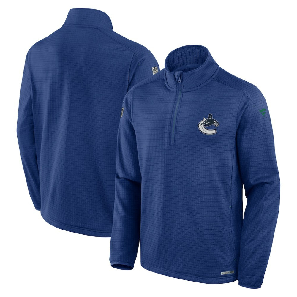 Vancouver Canucks Fanatics Authentic Pro Rink Quarter-Zip Top -  NHL