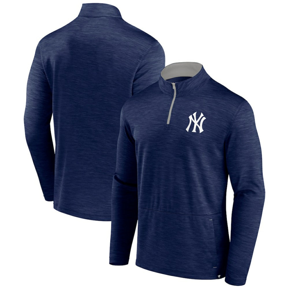 New York Yankees Fanatics Fundamentals Quarter-Zip Pullover - MLB Pullover
