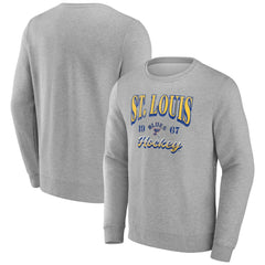Fanatics St. Louis Blues Gray Nimbus Fleece Pullover Sweatshirt -  NHL Sweatshirts
