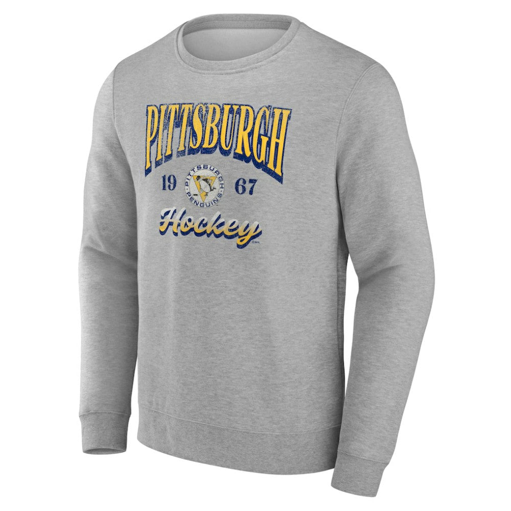 Fanatics Pittsburgh Penguins Gray Nimbus Fleece Pullover Sweatshirt -  NHL Sweatshirts