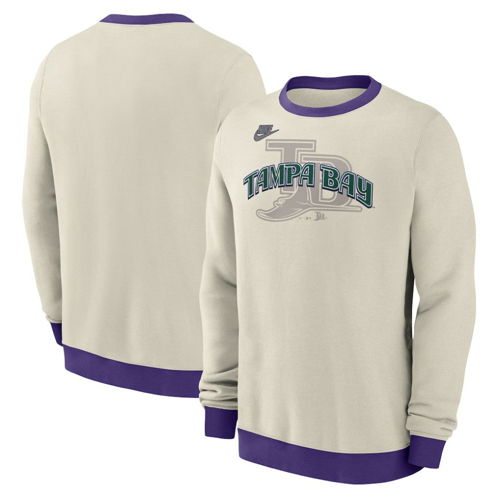 Tampa Bay Rays Nike Cooperstown Collection Fleece Pullover Sweatshirt - MLB Pullover