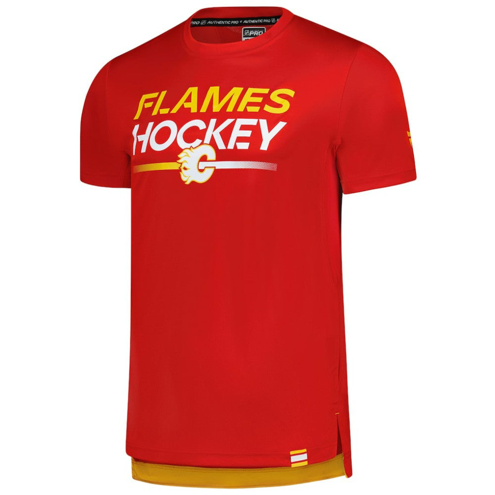 Calgary Flames Fanatics Authentic Pro Tech T-Shirt -  NHL T-shirts