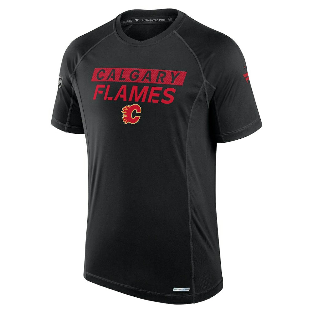 Calgary Flames Fanatics Authentic Pro Rink Tech T-Shirt -  NHL T-shirts