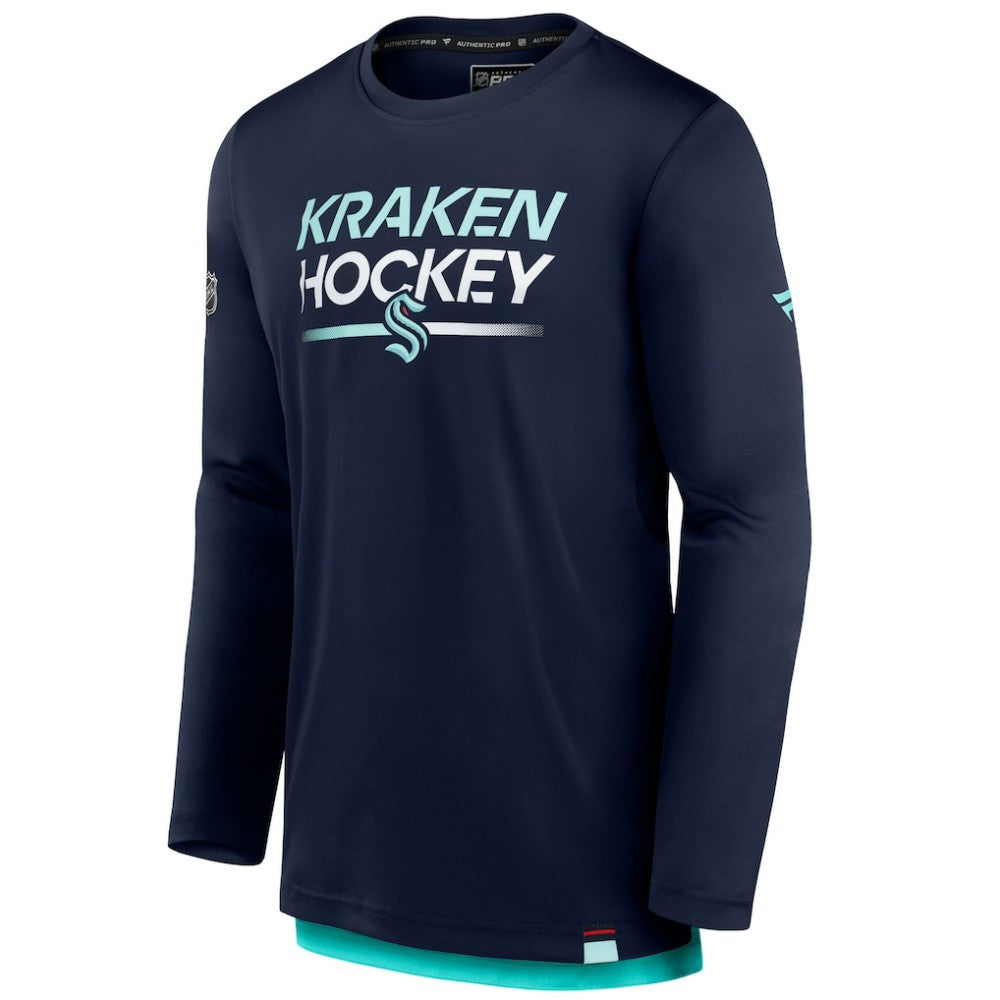 Seattle Kraken Fanatics Authentic Pro Tech Long Sleeve T-Shirt -  NHL T-shirts