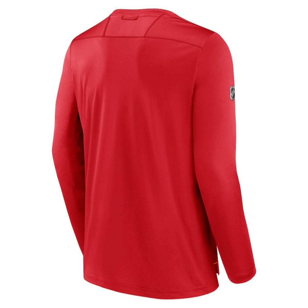 Calgary Flames Fanatics Authentic Pro Tech Long Sleeve T-Shirt -  NHL T-shirts