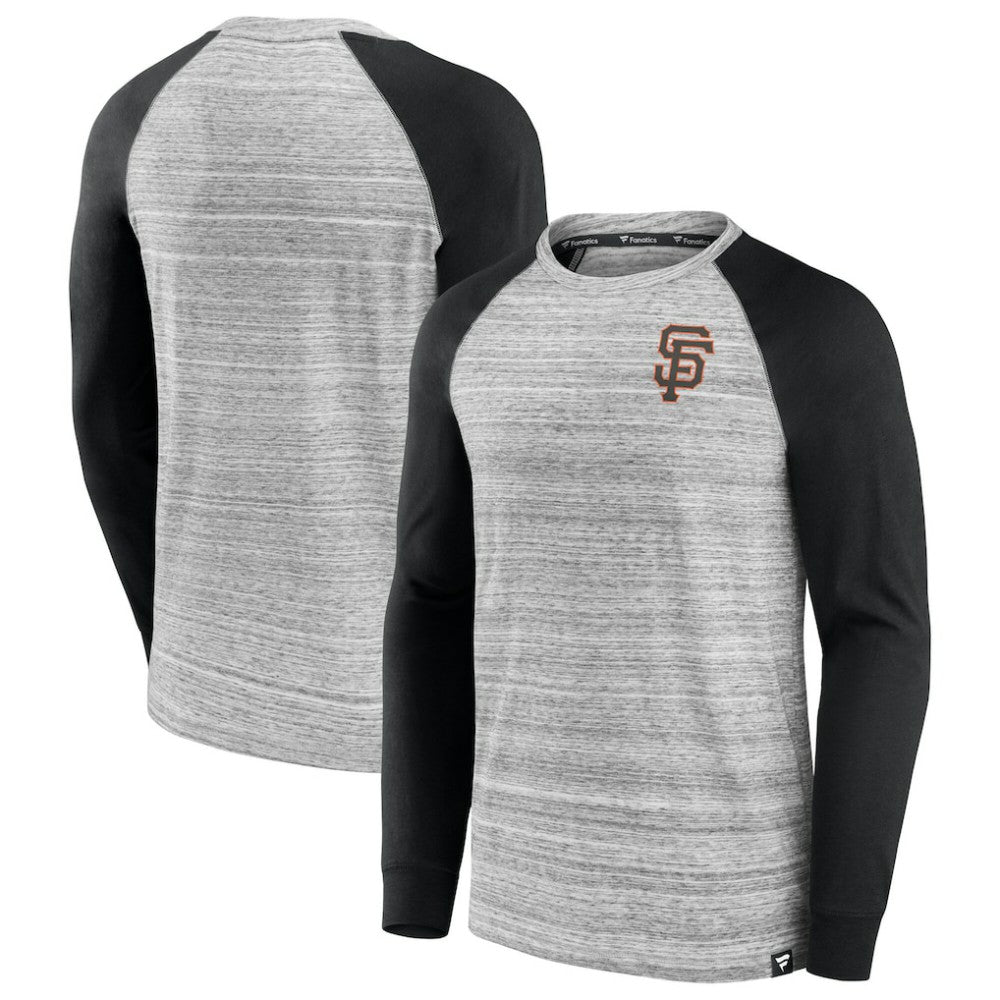 San Francisco Giants Fanatics Iconic Streaky Raglan Long Sleeve T-Shirt - MLB T-shirts