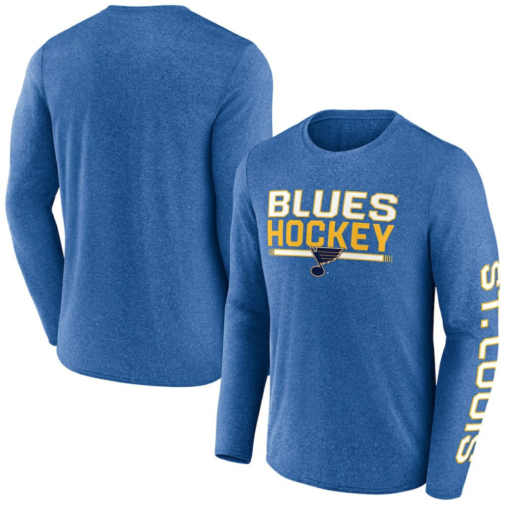 St. Louis Blues Fanatics Sweep Iconic Synthetic Long Sleeve T-Shirt -  NHL T-shirts