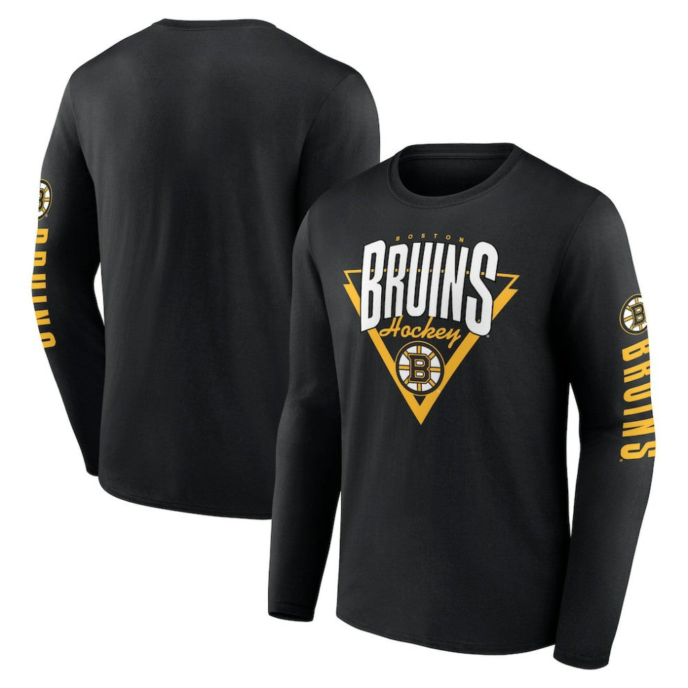 Boston Bruins Fanatics Headline Long Sleeve T-Shirt -  NHL T-shirts