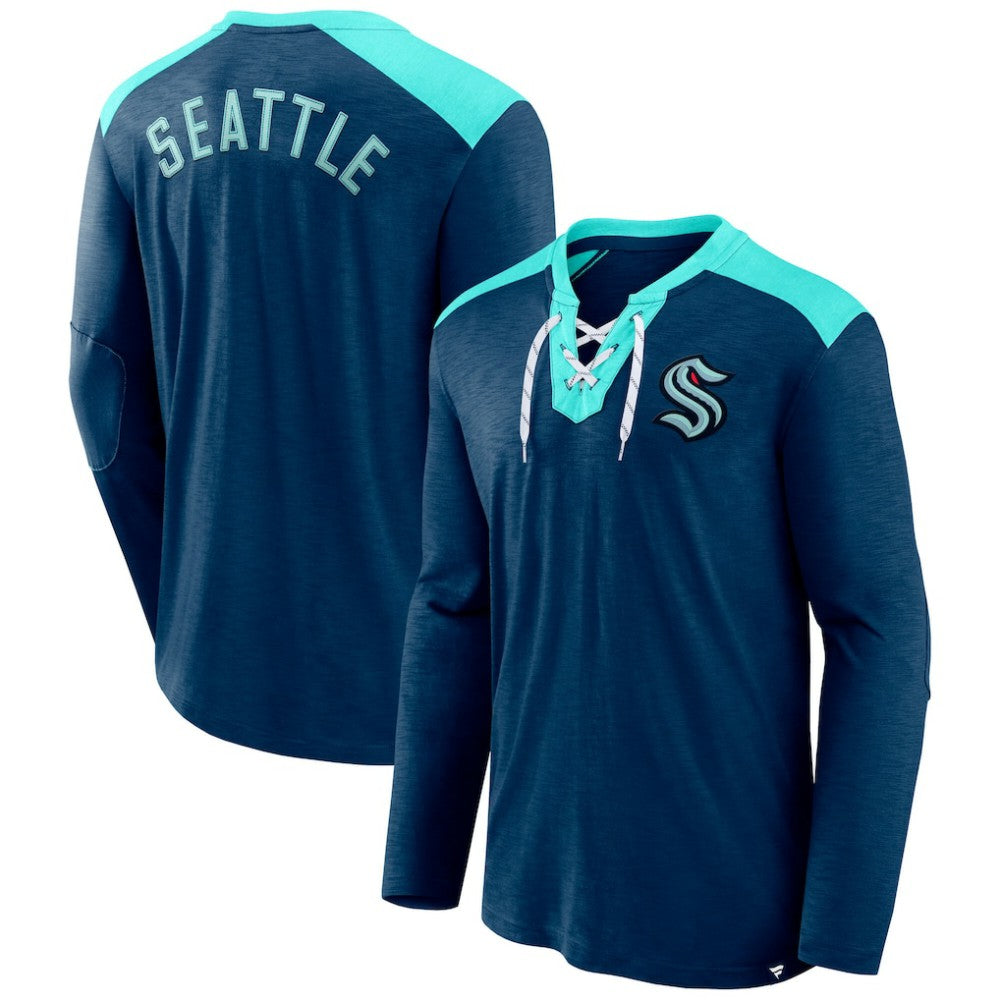 Seattle Kraken Fanatics Iconic Exclusive Long Sleeve T-Shirt -  NHL T-shirts