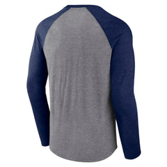 Seattle Kraken Fanatics Goal Crease Raglan Tri-Blend Long Sleeve T-Shirt -  NHL T-shirts
