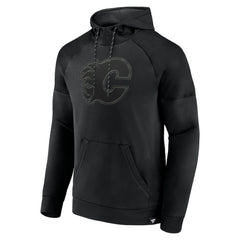 Calgary Flames Fanatics Black Ice Defender Raglan Pullover Hoodie -  NHL Hoodies