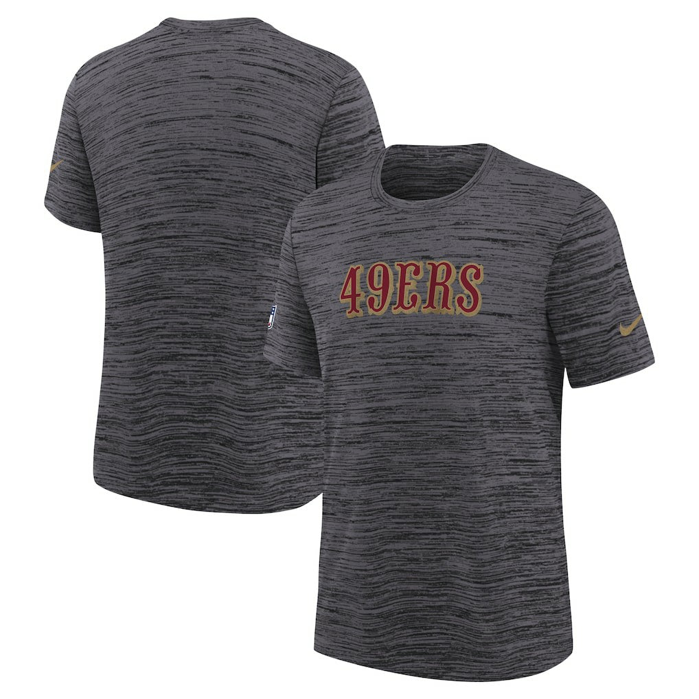 San Francisco 49ers Youth 2025 Rivalries Collection Sideline Velocity Dri-FIT T-Shirt | NFL Sale