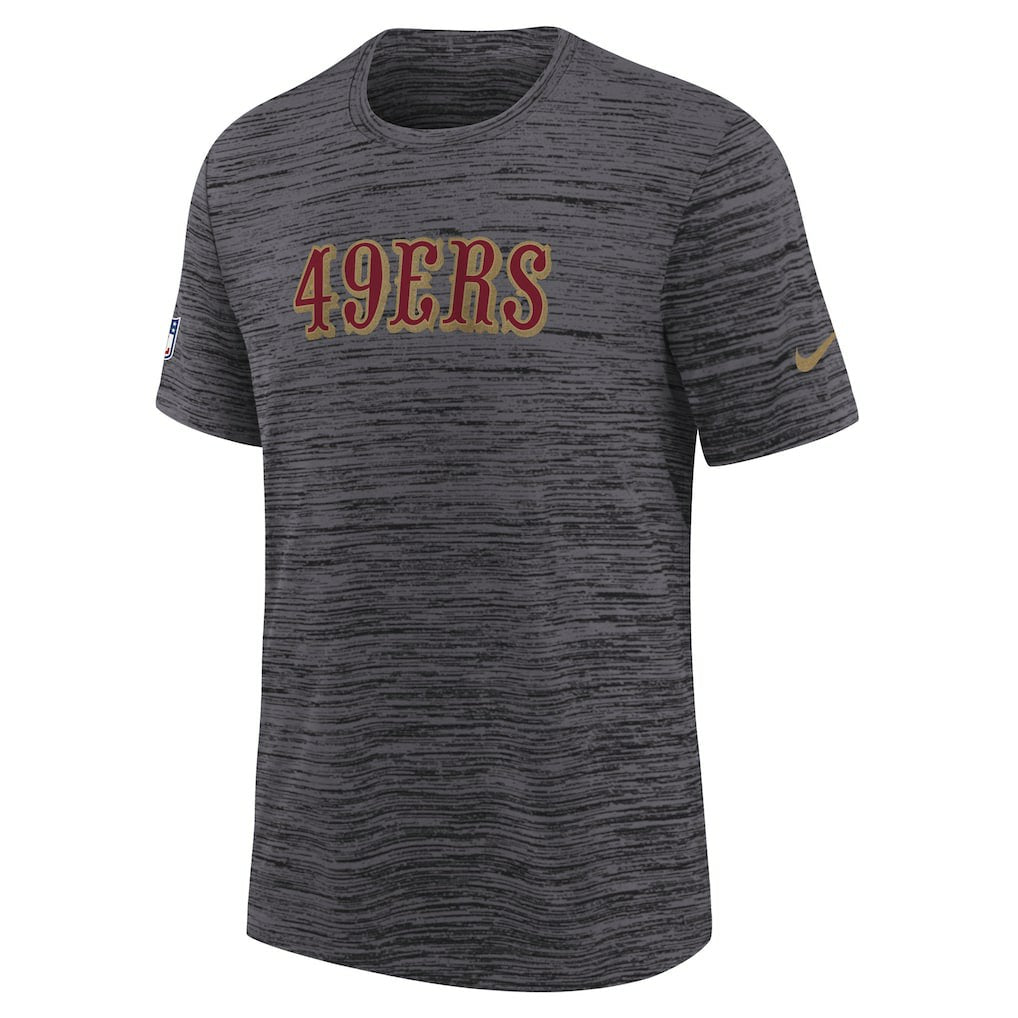 San Francisco 49ers Youth 2025 Rivalries Collection Sideline Velocity Dri-FIT T-Shirt | NFL Sale