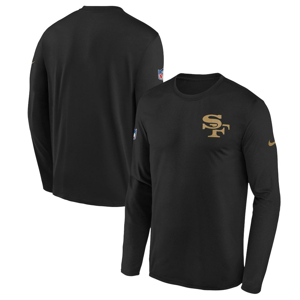 San Francisco 49ers Youth 2025 Rivalries Collection Sideline Legend Dri-FIT Long Sleeve T-Shirt | NFL Sale