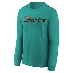 Miami Dolphins Youth 2025 Rivalries Collection Long Sleeve T-Shirt | NFL New
