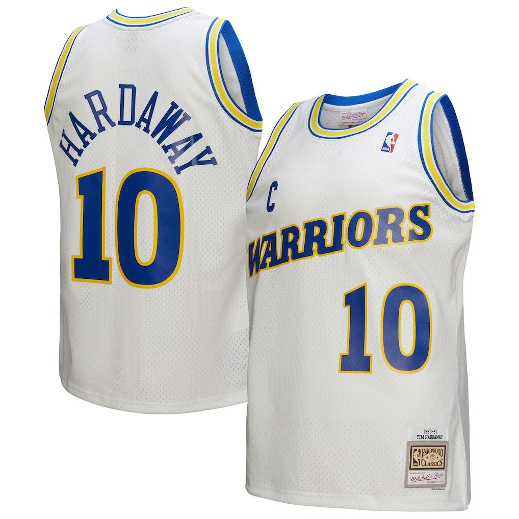 White Tim Hardaway Golden State Warriors Hardwood Classics 1990/91 Swingman Jersey sale | NBA