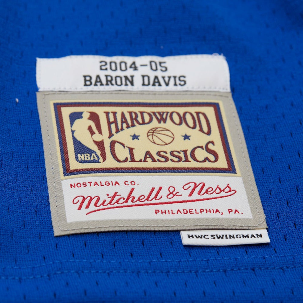 Royal Baron Davis Golden State Warriors Hardwood Classics 2004/05 Swingman Jersey | NBA