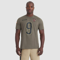 Cincinnati Bengals Joe Burrow  2025 Salute to Service Name & Number T-Shirt | NFL Outlet