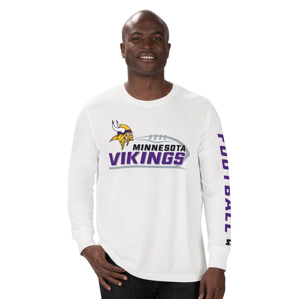 Minnesota Vikings Starter Half Time Long Sleeve T-Shirt | NFL On sale