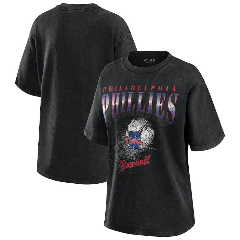 Philadelphia Phillies WEAR by Erin Andrews Women's Oversized Boyfriend T-Shirt - MLB T-shirts