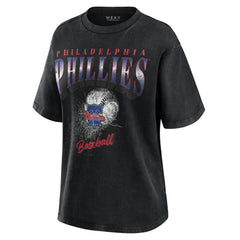 Philadelphia Phillies WEAR by Erin Andrews Women's Oversized Boyfriend T-Shirt - MLB T-shirts