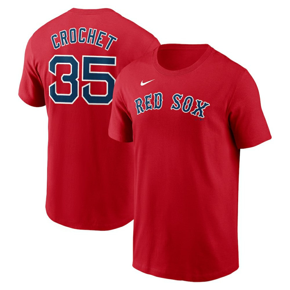 Garrett Crochet Boston Red Sox Nike Fuse Name & Number T-Shirt - MLB T-shirts