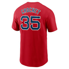 Garrett Crochet Boston Red Sox Nike Fuse Name & Number T-Shirt - MLB T-shirts