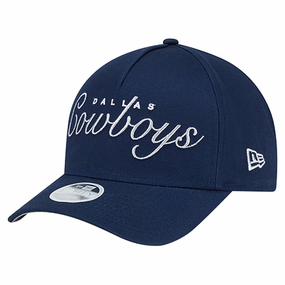 Dallas Cowboys Women's Metallic A-Frame 9FORTY Adjustable Hat | NFL Hot