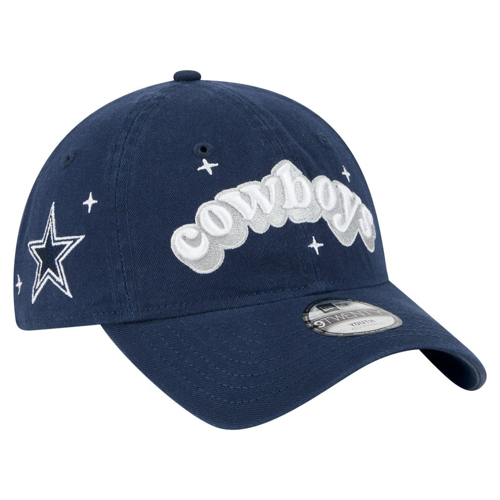 Dallas Cowboys Girls Youth Cheer 9TWENTY Adjustable Hat | NFL On sale