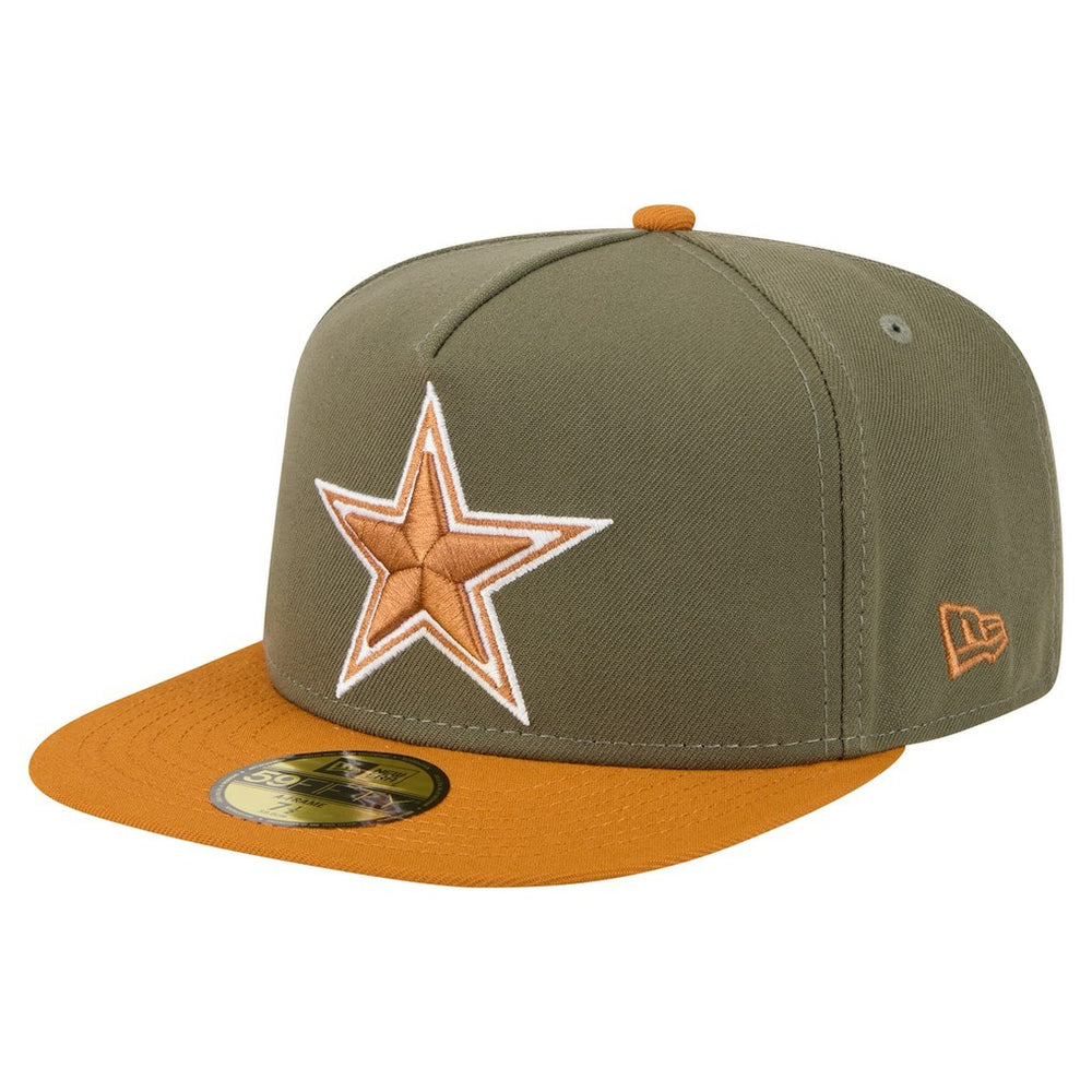 Dallas Cowboys 2-Tone Color Pack A-Frame 59FIFTY Fitted Hat | NFL Online