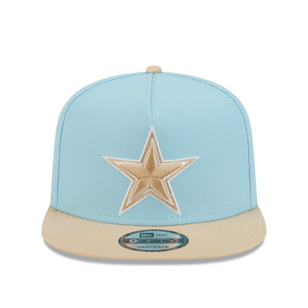 Dallas Cowboys Two-Tone Color Pack A-Frame 9FIFTY Snapback Hat | NFL New