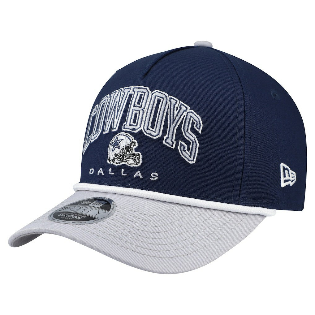 Dallas Cowboys Youth Arch COOLERA 9FORTY A-Frame Adjustable Hat | NFL New