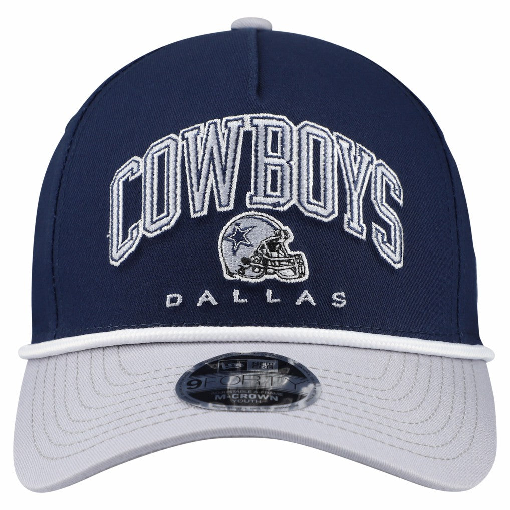 Dallas Cowboys Youth Arch COOLERA 9FORTY A-Frame Adjustable Hat | NFL New