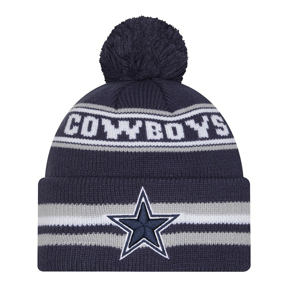 Dallas Cowboys Youth Classic Cuffed Knit Hat with Pom | NFL Discount