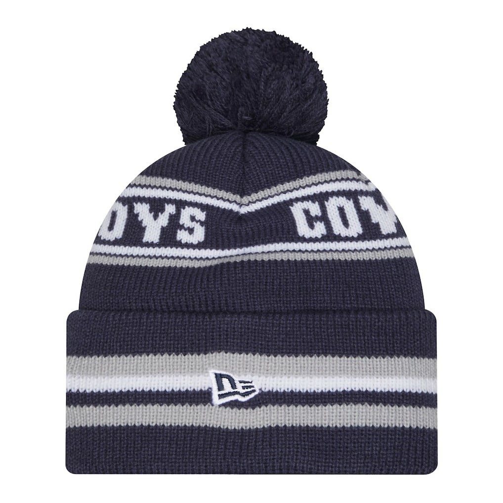 Dallas Cowboys Youth Classic Cuffed Knit Hat with Pom | NFL Discount