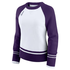Baltimore Ravens WEAR by Erin Andrews Women's Colorblock Raglan Sweater | NFL Near me