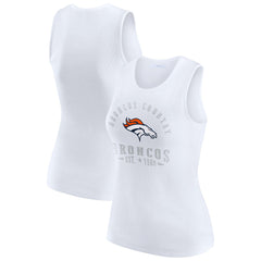 Denver Broncos WEAR by Erin Andrews Women's Ribbed Graphic Tank Top | NFL New