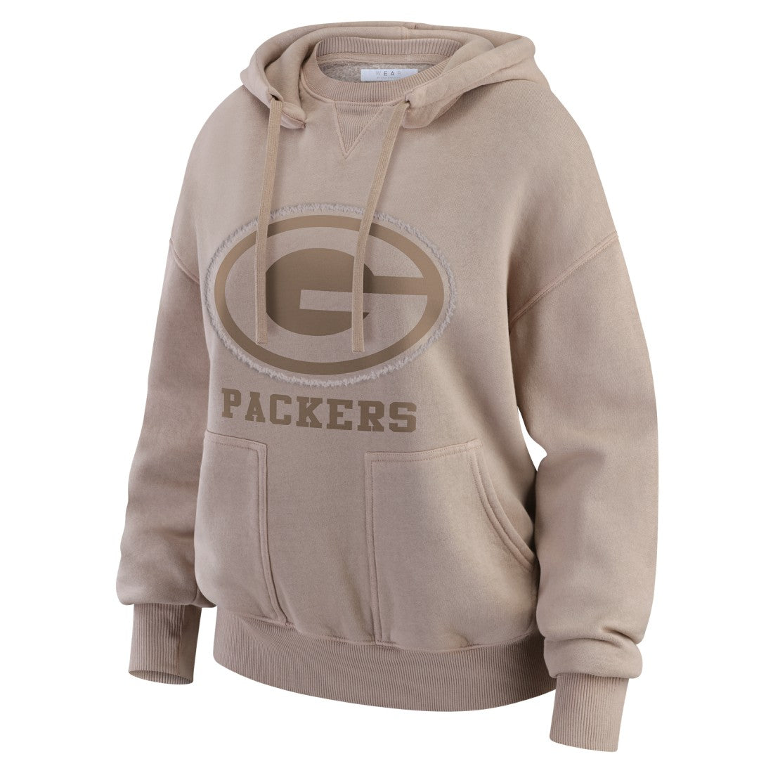 Green Bay Packers WEAR by Erin Andrews Women's Washed Pullover Crewdie | NFL Discount