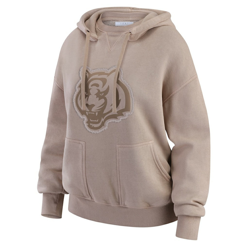 Cincinnati Bengals WEAR by Erin Andrews Women's Washed Pullover Crewdie | NFL On sale