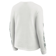 Green Bay Packers WEAR by Erin Andrews Women's Graphic Waffle Long-Sleeve T-Shirt | NFL New
