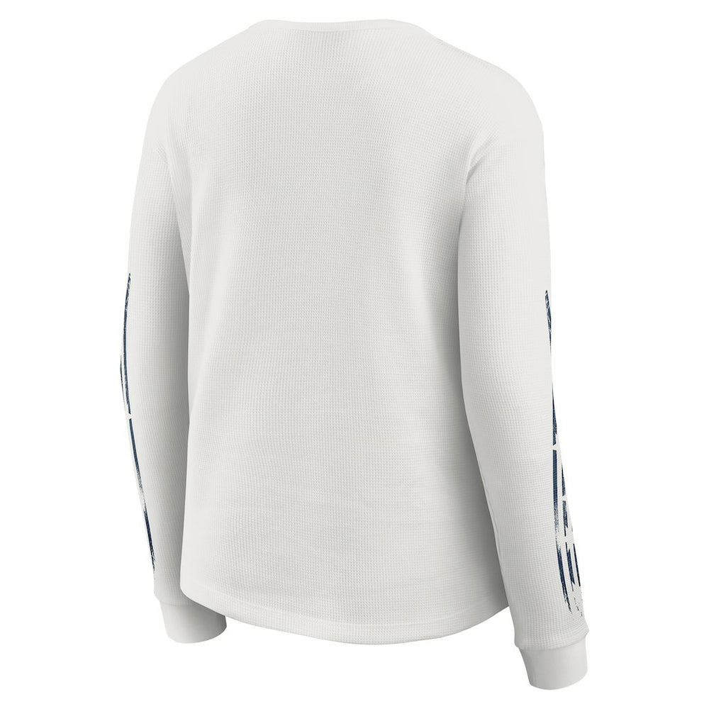 New England Patriots WEAR by Erin Andrews Women's Graphic Waffle Long-Sleeve T-Shirt | NFL US
