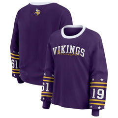 Minnesota Vikings WEAR by Erin Andrews Women's Sport Long-Sleeve T-Shirt | NFL Discount