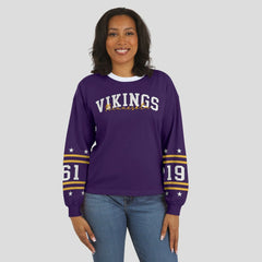 Minnesota Vikings WEAR by Erin Andrews Women's Sport Long-Sleeve T-Shirt | NFL Discount