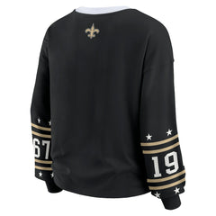 New Orleans Saints WEAR by Erin Andrews Women's Sport Long-Sleeve T-Shirt | NFL Near me