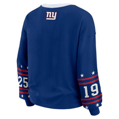 New York Giants WEAR by Erin Andrews Women's Sport Long-Sleeve T-Shirt | NFL Sale