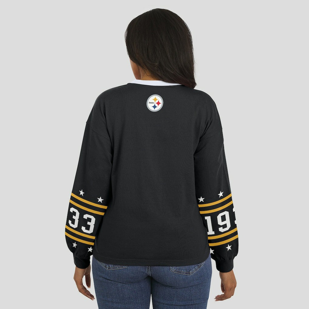 Pittsburgh Steelers WEAR by Erin Andrews Women's Sport Long-Sleeve T-Shirt | NFL Hot