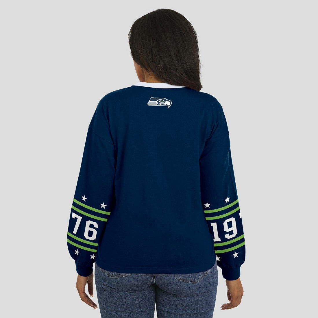 Seattle Seahawks WEAR by Erin Andrews Women's Sport Long-Sleeve T-Shirt | NFL Discount