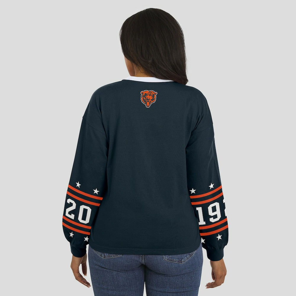 Chicago Bears WEAR by Erin Andrews Women's Sport Long-Sleeve T-Shirt | NFL Sale