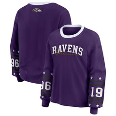 Baltimore Ravens WEAR by Erin Andrews Women's Sport Long-Sleeve T-Shirt | NFL US
